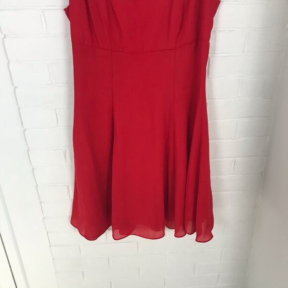 Vintage Hugo Buscati Collection Red Flattering Y2K Style Dress Size 4 - Picture 4 of 9